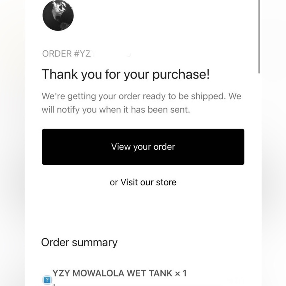YEEZY MOWALOLA WET TANK - Picture 4 of 4